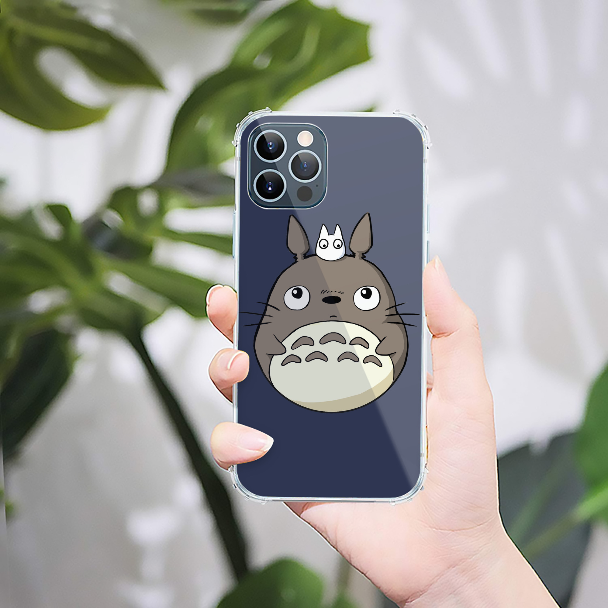 （画像用） となりのトトロ 草壁メイ 草壁サツキ My Neighbor Totoro Satsuki Kusakabe Mei Kusakabe 【iPhone 12シリーズ対応】透明スマホケース（クリアソフトケース）